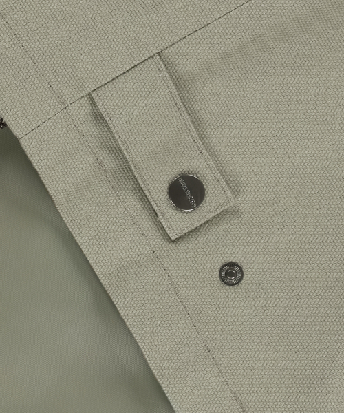 BROWNBREATH(ブラウンブレス)の「OXFORD ZIP UP JACKET - LIGHT GREY(デニムジャケット・レディース・その他・SMALL/MEDIUM/LARGE/X-LARGE)」の2枚目の写真