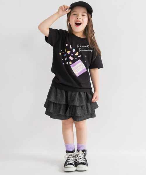 DRC branshes(ディーアールシーブランシェス)の「【WEB限定/DRC】デニムフリルスカパン(デニムパンツ・キッズ・ネイビー/ブラック/ブルー・150/100/130/140/110/120)」の15枚目の写真