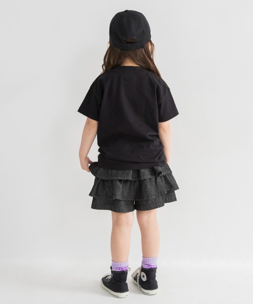 DRC branshes(ディーアールシーブランシェス)の「【WEB限定/DRC】デニムフリルスカパン(デニムパンツ・キッズ・ネイビー/ブラック/ブルー・150/100/130/140/110/120)」の18枚目の写真