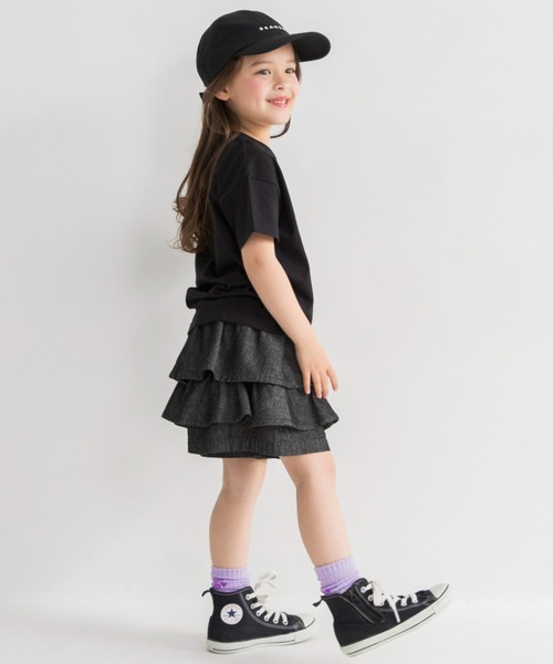 DRC branshes(ディーアールシーブランシェス)の「【WEB限定/DRC】デニムフリルスカパン(デニムパンツ・キッズ・ネイビー/ブラック/ブルー・150/100/130/140/110/120)」の17枚目の写真