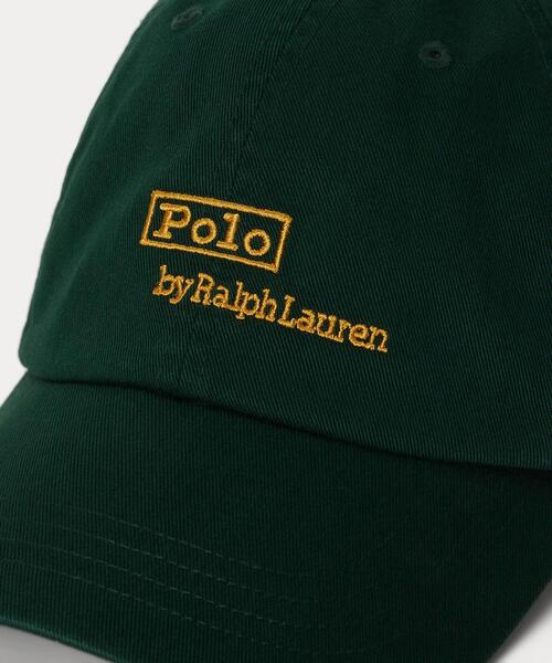 POLO RALPH LAUREN（ポロ ラルフ ローレン）の「ロゴエンブロイダリー ツイル ボール キャップ（キャップ・メンズ・グリーン・ONE）」の4枚目の写真