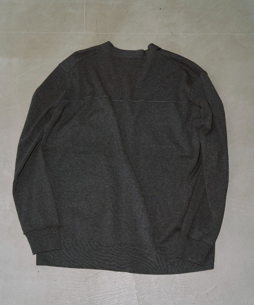 JOSE MOON（ジョゼムーン）の「PLATE VNECK OVER CARDIGAN/プレートブイネックオーバーカーディガン（カーディガン/ボレロ・レディース・ブラック/チャコールグレー/ピンク・38/36）」の19枚目の写真