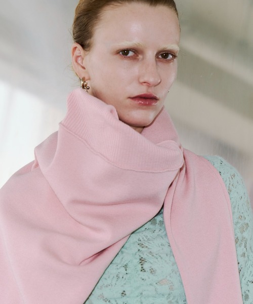 JOSE MOON（ジョゼムーン）の「PLATE VNECK OVER CARDIGAN/プレートブイネックオーバーカーディガン（カーディガン/ボレロ・レディース・ブラック/チャコールグレー/ピンク・38/36）」の14枚目の写真