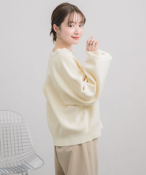 RETRO GIRL（レトロガール）の「ポリNTカーディガン（カーディガン/ボレロ・レディース・オフホワイト/ピンク/ブラック・FREE）」の9枚目の写真