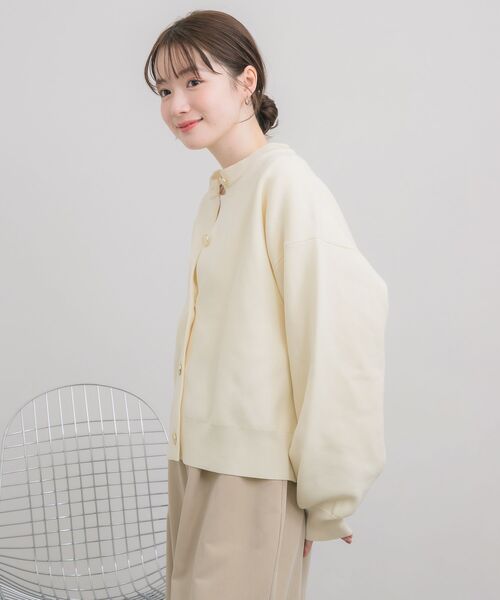 RETRO GIRL（レトロガール）の「ポリNTカーディガン（カーディガン/ボレロ・レディース・オフホワイト/ピンク/ブラック・FREE）」の10枚目の写真