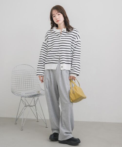 RETRO GIRL（レトロガール）の「ポリNTカーディガン（カーディガン/ボレロ・レディース・オフホワイト/ピンク/ブラック・FREE）」の20枚目の写真