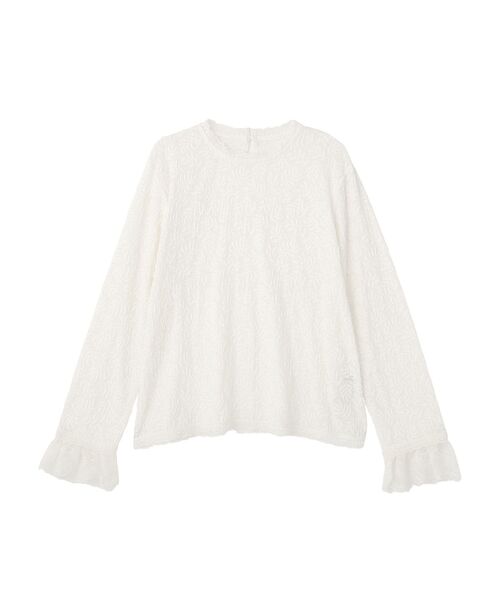 Green Parks(グリーンパークス)の「総レースプルオーバー(Tシャツ/カットソー・レディース・ブラック/ホワイト系その他2・FREE)」の22枚目の写真