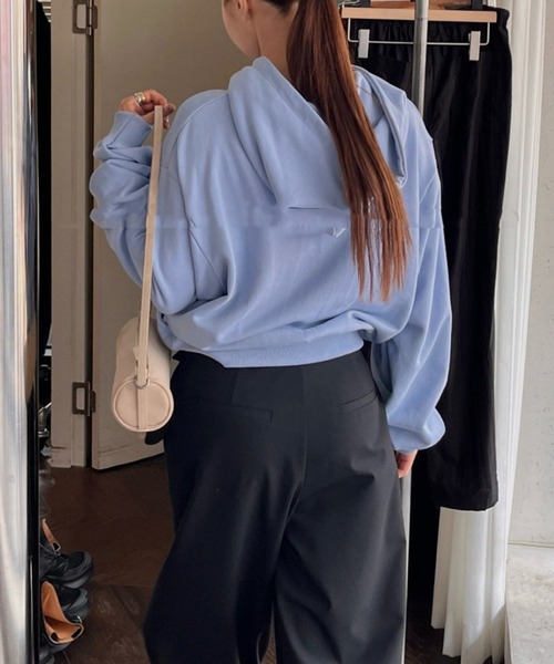 LYEON（リヨン）の「フリルパーカー/フーディー（パーカー・レディース・ブラック/ピンク/ブルー・FREE）」の16枚目の写真