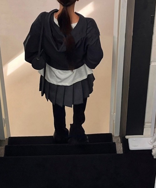 LYEON（リヨン）の「フリルパーカー/フーディー（パーカー・レディース・ブラック/ピンク/ブルー・FREE）」の19枚目の写真