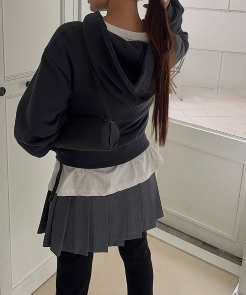 LYEON（リヨン）の「フリルパーカー/フーディー（パーカー・レディース・ブラック/ピンク/ブルー・FREE）」の21枚目の写真