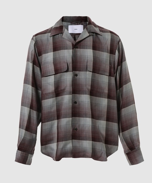 SUGARHILL(シュガーヒル)の「OMBRE OPEN COLLAR SHIRT(シャツ/ブラウス・メンズ・その他2/その他1・2/1)」の2枚目の写真