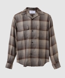 OMBRE OPEN COLLAR SHIRT