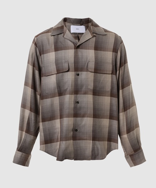 SUGARHILL(シュガーヒル)の「OMBRE OPEN COLLAR SHIRT(シャツ/ブラウス・メンズ・その他2/その他1・2/1)」の1枚目の写真