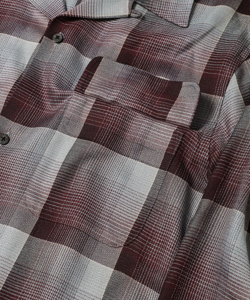 SUGARHILL(シュガーヒル)の「OMBRE OPEN COLLAR SHIRT(シャツ/ブラウス・メンズ・その他2/その他1・2/1)」の8枚目の写真
