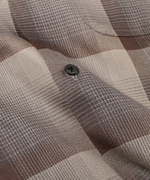SUGARHILL(シュガーヒル)の「OMBRE OPEN COLLAR SHIRT(シャツ/ブラウス・メンズ・その他2/その他1・2/1)」の4枚目の写真