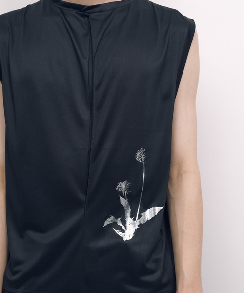 KEISUKEYOSHIDA（ケイスケヨシダ）の「Back Lining Sleeveless Top（シャツ/ブラウス・レディース・ブラック/グレー・M/L）」の10枚目の写真