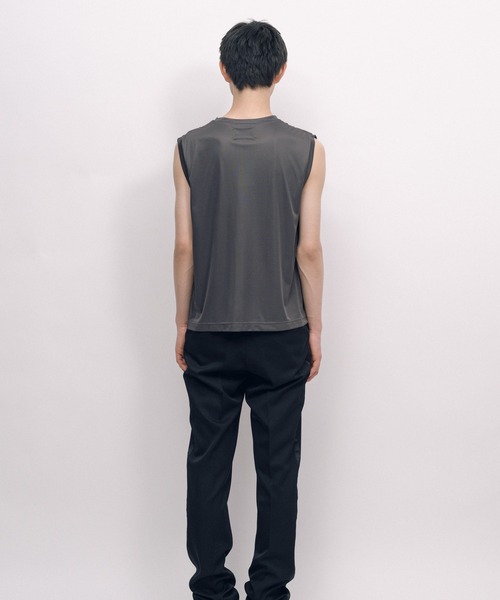KEISUKEYOSHIDA（ケイスケヨシダ）の「Back Lining Sleeveless Top（シャツ/ブラウス・レディース・ブラック/グレー・M/L）」の19枚目の写真