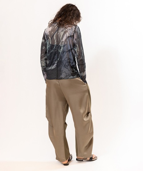 OSMOSIS(オズモーシス)の「タックカーブパンツ(その他パンツ・レディース・ブラウン/ブラック/カーキ・ONE SIZE)」の22枚目の写真