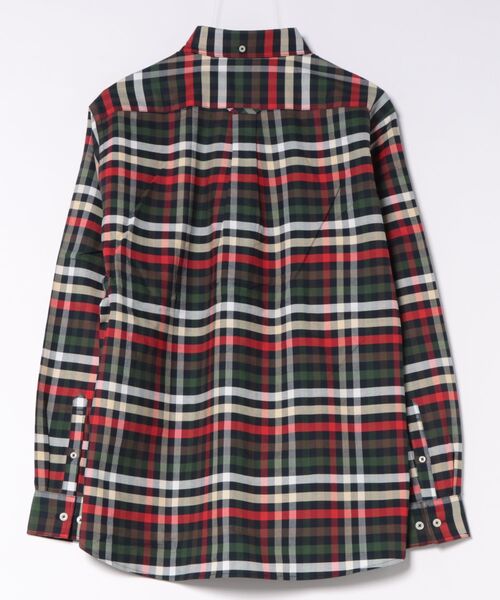 Arnold Palmer(アーノルドパーマー)の「パーマーチェック ストレッチ オックス シェア 長袖シャツ(シャツ/ブラウス・レディース・ネイビー/ベージュ・XS/LL/L/M/S)」の3枚目の写真