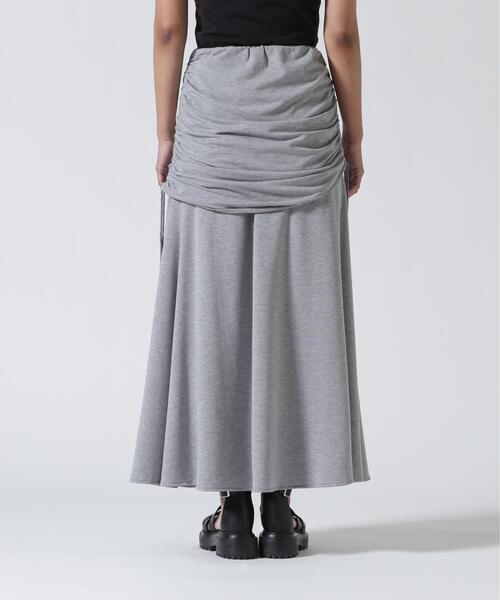 AULA AILA（アウラアイラ）の「AULA AILA/アウラアイラ/3WAY GATHER FLARESKIRT（スカート・レディース・グレー/ブラック・0）」の13枚目の写真
