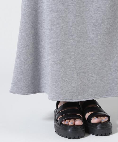 AULA AILA（アウラアイラ）の「AULA AILA/アウラアイラ/3WAY GATHER FLARESKIRT（スカート・レディース・グレー/ブラック・0）」の16枚目の写真