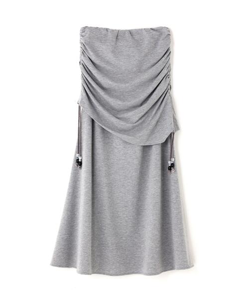 AULA AILA（アウラアイラ）の「AULA AILA/アウラアイラ/3WAY GATHER FLARESKIRT（スカート・レディース・グレー/ブラック・0）」の19枚目の写真