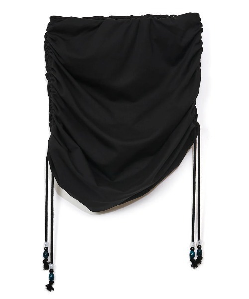 AULA AILA（アウラアイラ）の「AULA AILA/アウラアイラ/3WAY GATHER FLARESKIRT（スカート・レディース・グレー/ブラック・0）」の5枚目の写真