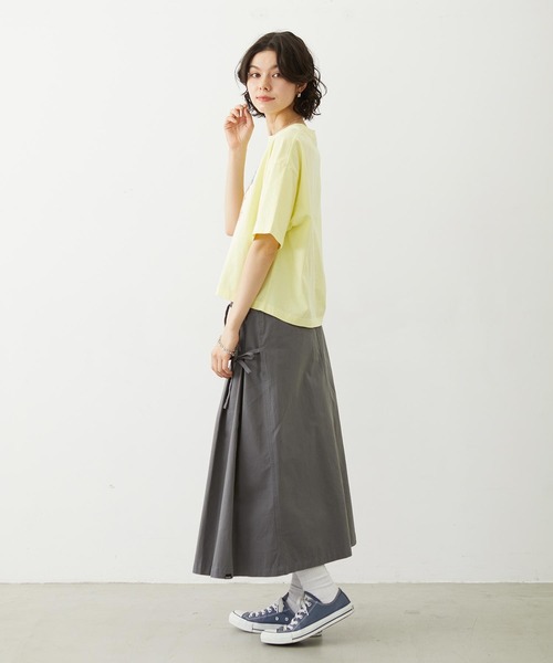 MILKFED.(ミルクフェド)の「CHINO TUCK LONG SKIRT(スカート・レディース・ベージュ/ネイビー/グレー・S/M)」の18枚目の写真