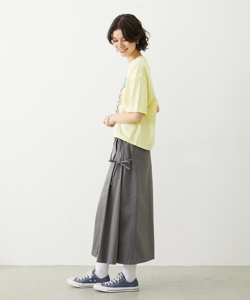 MILKFED.(ミルクフェド)の「CHINO TUCK LONG SKIRT(スカート・レディース・ベージュ/ネイビー/グレー・S/M)」の19枚目の写真