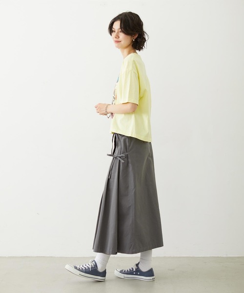 MILKFED.(ミルクフェド)の「CHINO TUCK LONG SKIRT(スカート・レディース・ベージュ/ネイビー/グレー・S/M)」の20枚目の写真
