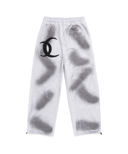 PIMADAZIWIN（ピマダジウィン）の「Smoke Curved Pants_[White Melange]（スウェットパンツ・レディース・ライトグレー・MEDIUM/LARGE/X-LARGE）」の5枚目の写真