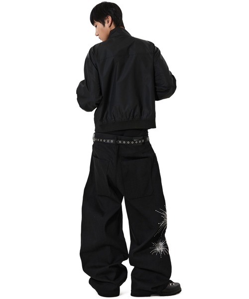 OY（オーワイ）の「『OY/オーワイ』TWILIGHT BEAD WIDE VOLUME PANTS /トワイライトビーズワイドボリューム パンツ（その他パンツ・レディース・ブラック・L/M/S）」の6枚目の写真