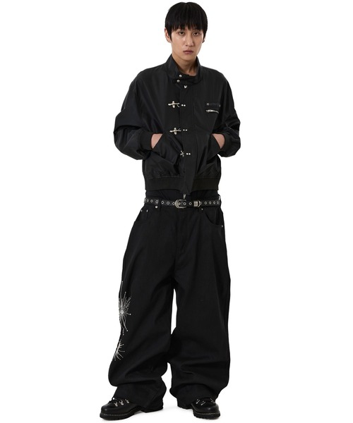 OY（オーワイ）の「『OY/オーワイ』TWILIGHT BEAD WIDE VOLUME PANTS /トワイライトビーズワイドボリューム パンツ（その他パンツ・レディース・ブラック・L/M/S）」の7枚目の写真