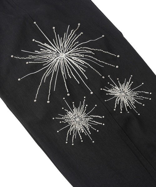 OY（オーワイ）の「『OY/オーワイ』TWILIGHT BEAD WIDE VOLUME PANTS /トワイライトビーズワイドボリューム パンツ（その他パンツ・レディース・ブラック・L/M/S）」の11枚目の写真