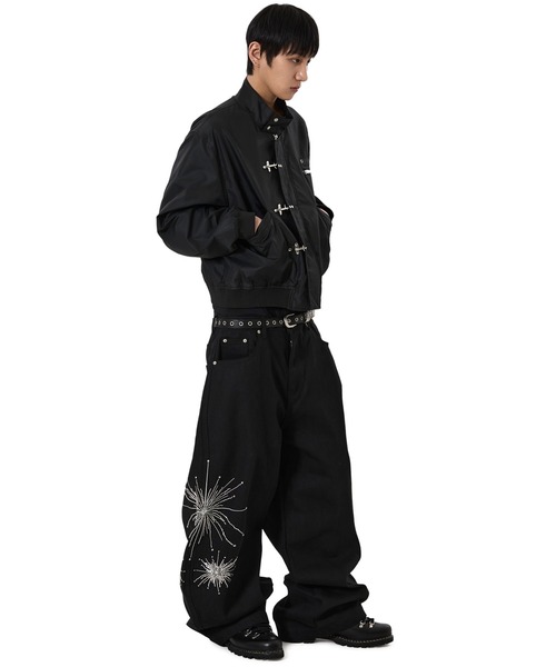 OY（オーワイ）の「『OY/オーワイ』TWILIGHT BEAD WIDE VOLUME PANTS /トワイライトビーズワイドボリューム パンツ（その他パンツ・レディース・ブラック・L/M/S）」の8枚目の写真