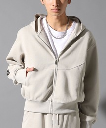 LAND MUSEUM | LAND MUSEUM／ファイヤーパターンジップ（裏毛）(パーカー)