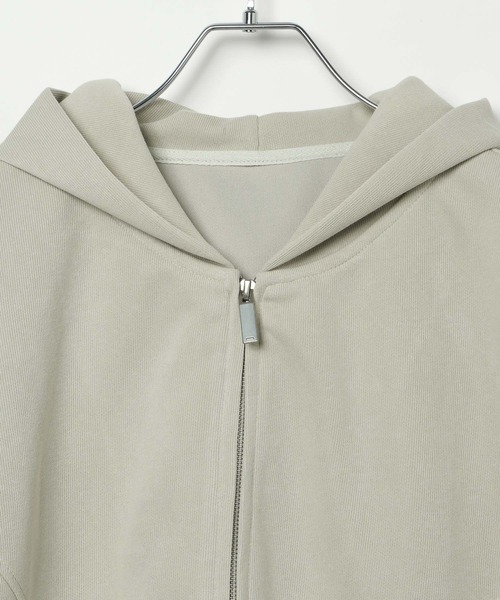 LAND MUSEUM（ランドミュージアム）の「LAND MUSEUM／ファイヤーパターンジップ（裏毛）（パーカー・メンズ・ブラック/ホワイト・LARGE/MEDIUM）」の17枚目の写真