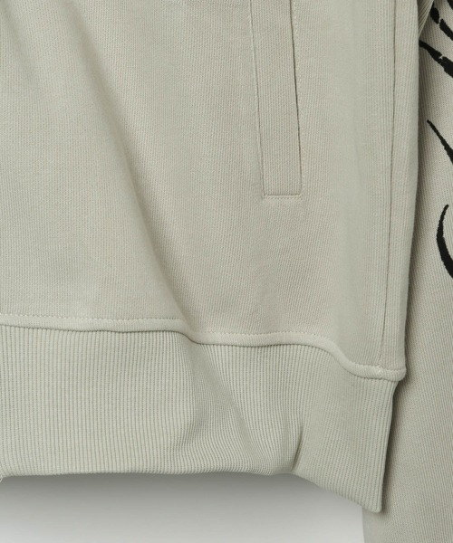 LAND MUSEUM（ランドミュージアム）の「LAND MUSEUM／ファイヤーパターンジップ（裏毛）（パーカー・メンズ・ブラック/ホワイト・LARGE/MEDIUM）」の20枚目の写真