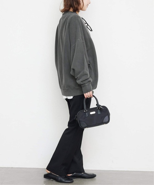 SLOBE IENA(スローブイエナ)の「《WEB限定/追加2》ビックシルエットピグメント裏毛プルオーバー(スウェット・レディース・ブラック系その他・FREE)」の7枚目の写真