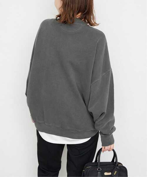 SLOBE IENA(スローブイエナ)の「《WEB限定/追加2》ビックシルエットピグメント裏毛プルオーバー(スウェット・レディース・ブラック系その他・FREE)」の10枚目の写真