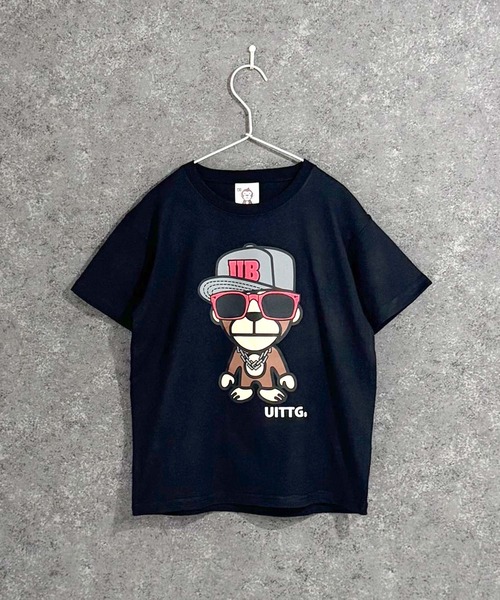 Universal Style Wear（ユニバーサルスタイルウェア）の「キッズ UITTG 半袖Tシャツ（Tシャツ/カットソー・キッズ・ブラック/グレー系その他/ブラック系その他2/オフホワイト/チャコールグレー/ダークグリーン/ブラック系その他/ホワイト系その他2/杢グレー/ホワイト系その他/ホワイト系その他3/ベージュ系その他/ベージュ/パープル/グリーン系その他/グレー系その他2・130cm/140cm/150cm/160cm）」の8枚目の写真