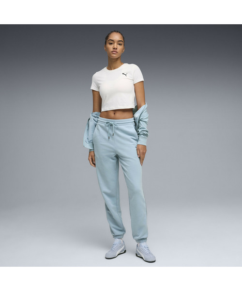 PUMA(プーマ)の「PUMA プーマ ウィメンズ HER コンフォート ハイウェスト スウェットパンツ(その他パンツ・レディース・ブルー系その他5/ブラック・MEDIUM/LARGE/X-LARGE/SMALL)」の4枚目の写真