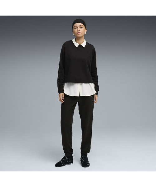 PUMA(プーマ)の「PUMA プーマ ウィメンズ HER コンフォート ハイウェスト スウェットパンツ(その他パンツ・レディース・ブルー系その他5/ブラック・MEDIUM/LARGE/X-LARGE/SMALL)」の8枚目の写真