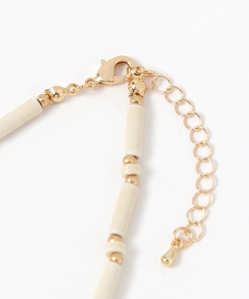 LEPSIM（レプシィム）の「アソートビーズネックレス　660925（ネックレス・レディース・アイボリー/ブラック/レッド/シルバー・ONE SIZE）」の6枚目の写真