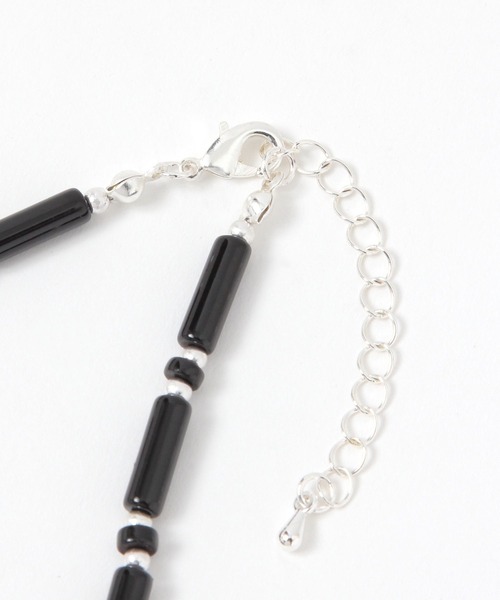 LEPSIM（レプシィム）の「アソートビーズネックレス　660925（ネックレス・レディース・アイボリー/ブラック/レッド/シルバー・ONE SIZE）」の8枚目の写真