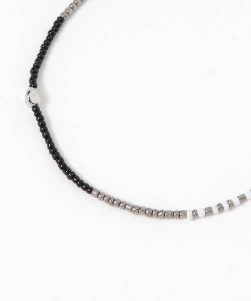 LEPSIM（レプシィム）の「アソートビーズネックレス　660925（ネックレス・レディース・アイボリー/ブラック/レッド/シルバー・ONE SIZE）」の9枚目の写真