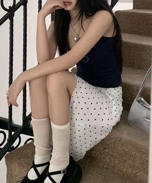 Achic（アシック）の「プチドットリボンAラインスカート（スカート・レディース・ホワイト・M）」の18枚目の写真