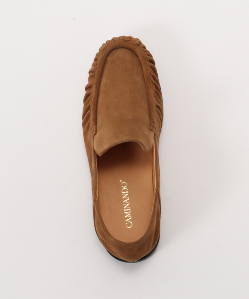 CAMINANDO（カミナンド）の「CAMINANDO カミナンド ローファー スウェード C26-01（ローファー・レディース・キャメル・39/38/37/36/35）」の8枚目の写真