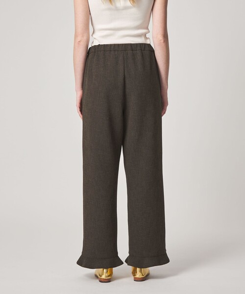 Steven Alan（スティーブンアラン）の「＜Steven Alan＞ツイードライク フリル パンツ（スラックス・レディース・ダークブラウン/ブラック・M/S）」の12枚目の写真