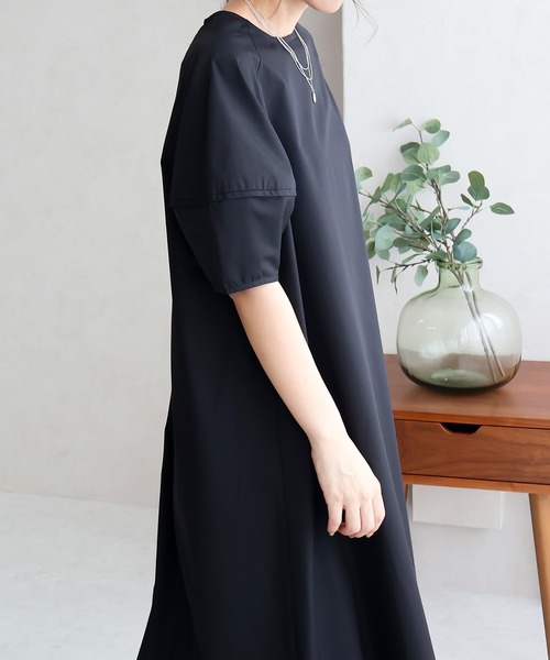NYLAUS(ナイラス)の「【SG】ランタン袖ラグランワンピース(ワンピース・レディース・ホワイト系その他/ベージュ/ブラック/オフホワイト・M)」の19枚目の写真